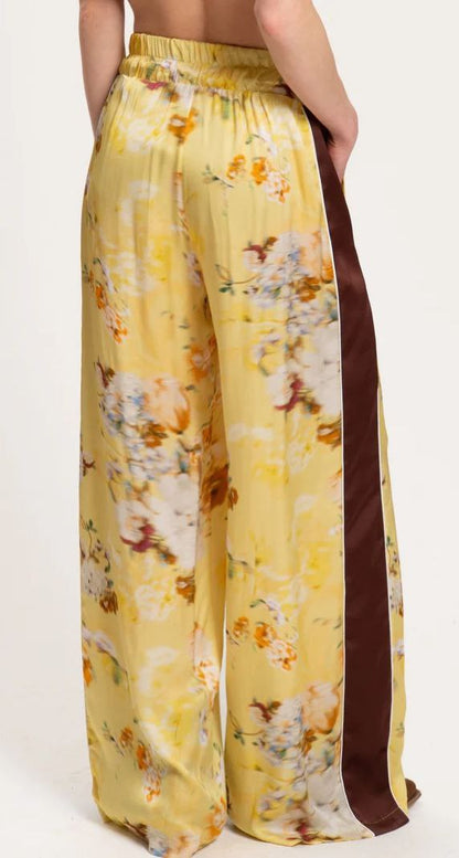 Motel giallo pants flower