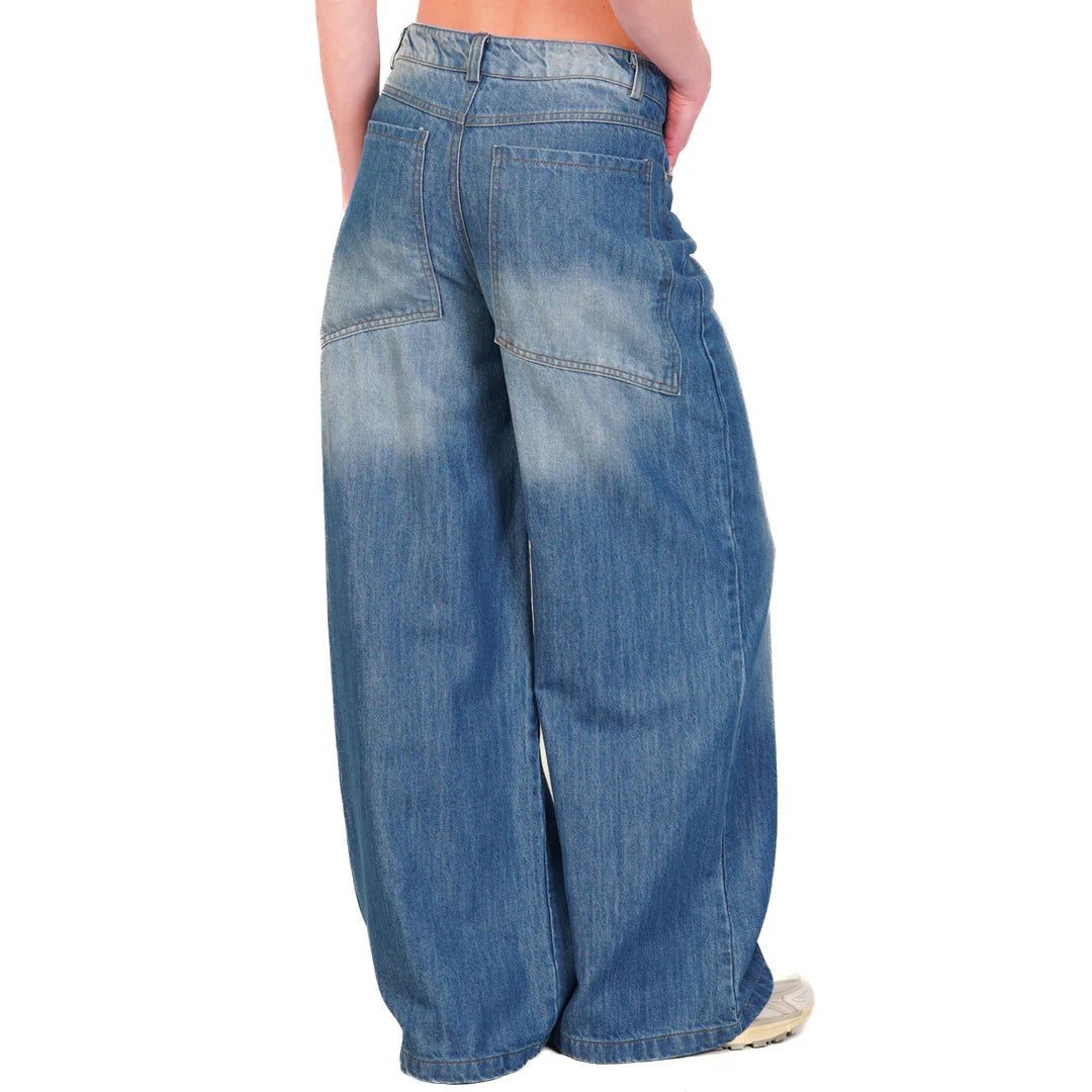 Motel Denim pants palazzo