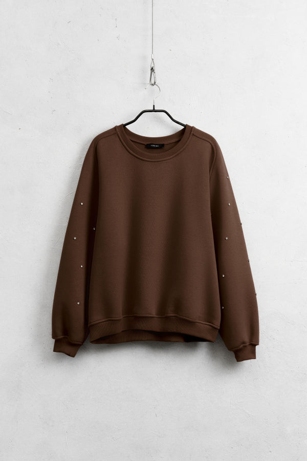 Lumina sweatshirt strass