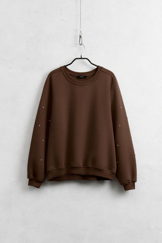 Lumina sweatshirt strass