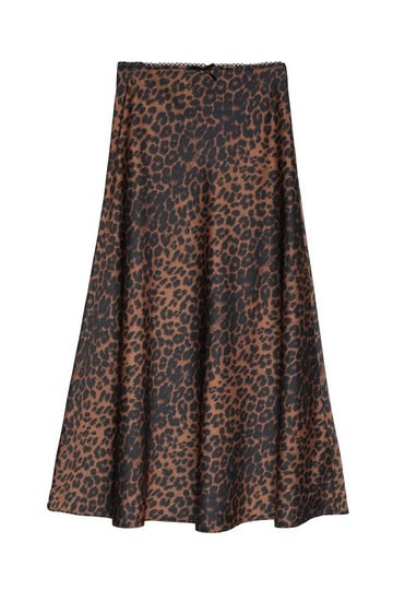 Quzu skirt leopard