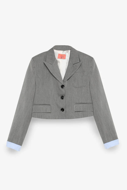 Quzu grey mini blazer