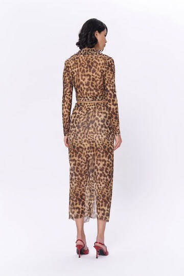 Quzu skirt leopard