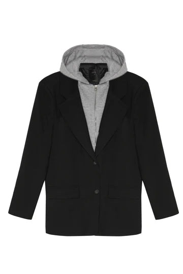 Quzu blazer capuchon