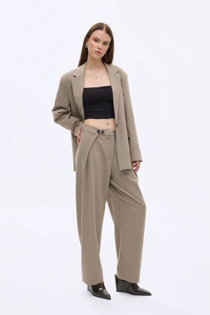 Quzu blazer belt