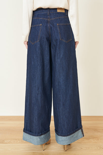 Souvenir denim pants dark