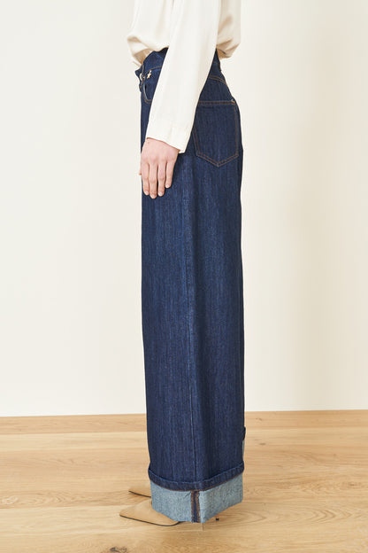 Souvenir denim pants dark