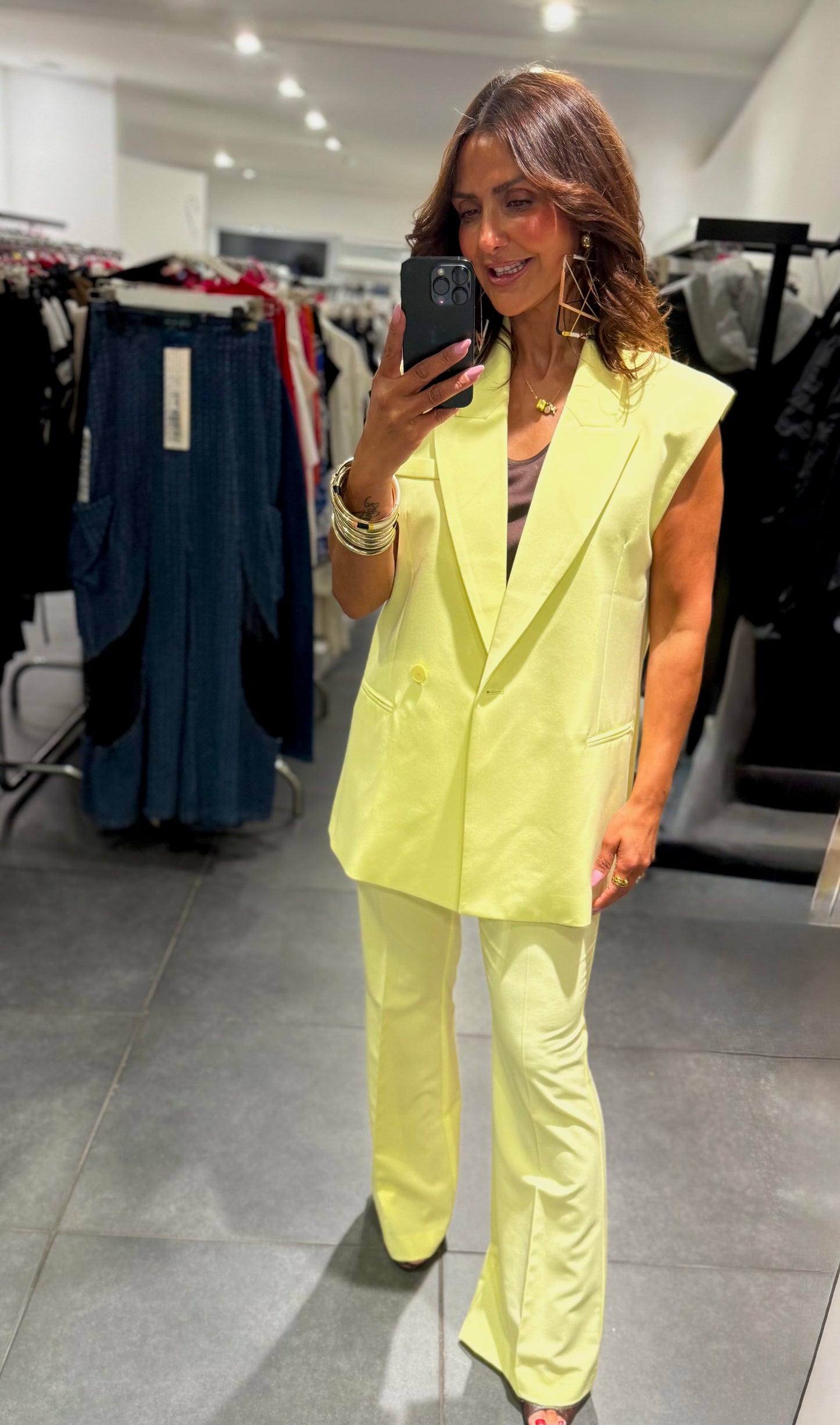 Imperial flair pants neon