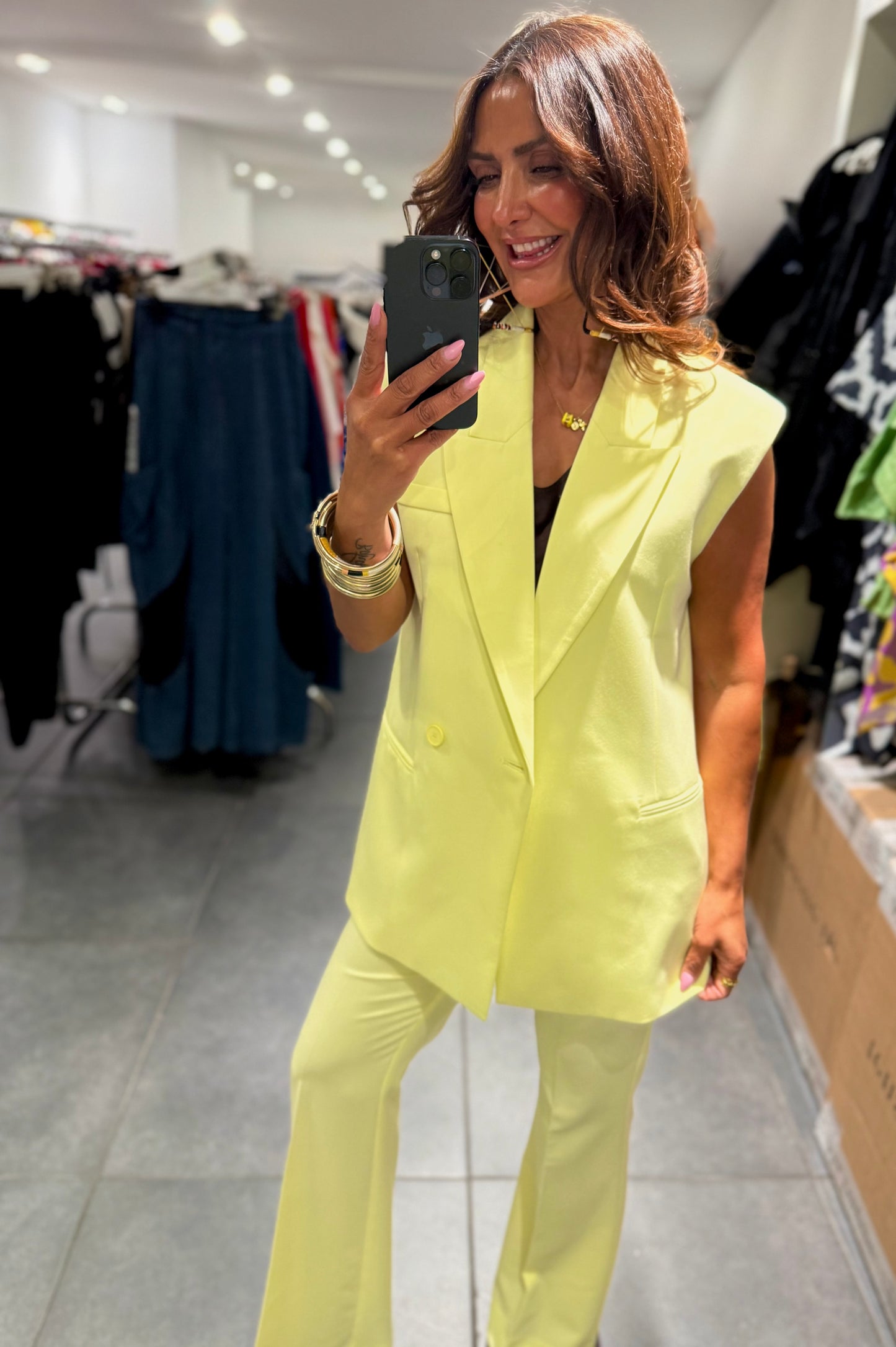 Imperial flair pants neon