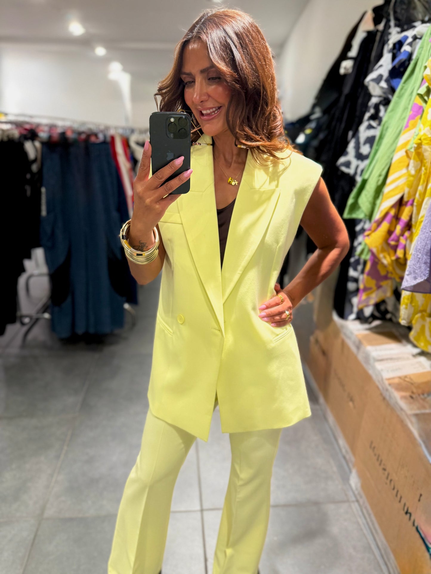 Imperial flair pants neon