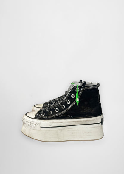 Nan-ku sneaker Platform black crystal