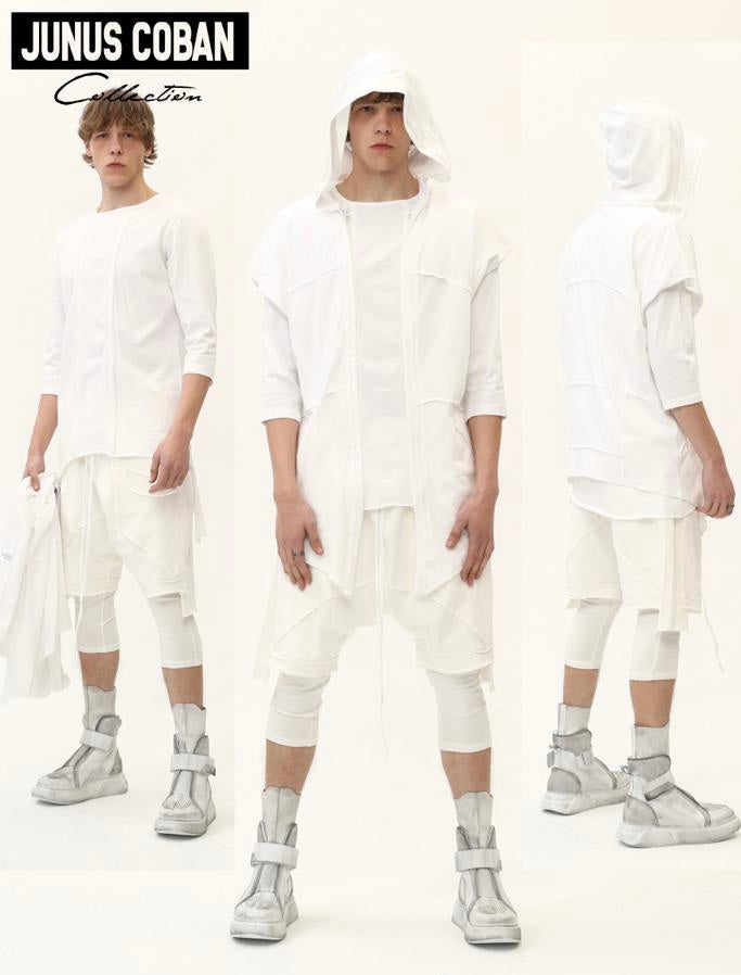 Junus Coban shirt/gilet white