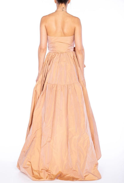 Babylon Dress lungo Champagne