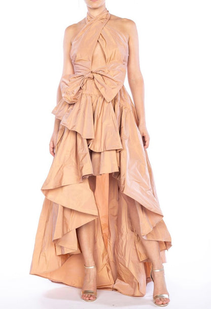 Babylon Dress lungo Champagne