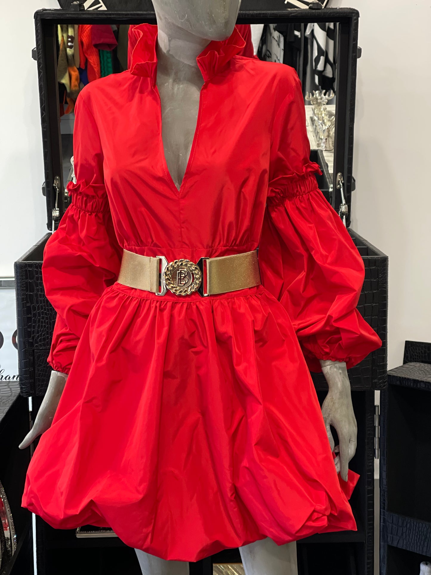 Babylon Dress exclusive Red VLT