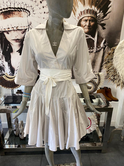 Babylon Dress Light Grey