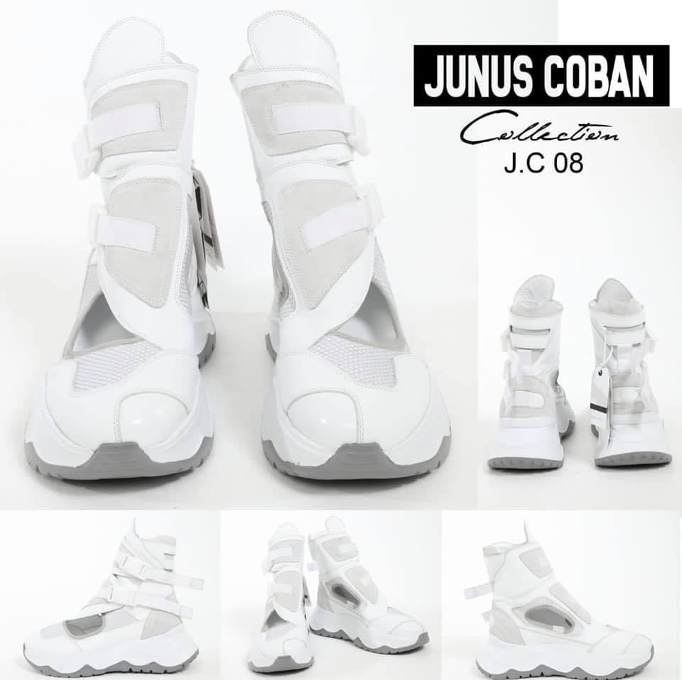 Junus Coban Laarzen/Sneakers Bianco