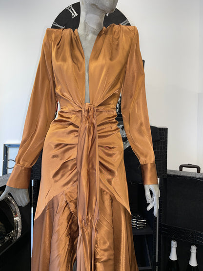 Babylon jurk exclusief Camel Lungo