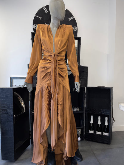 Babylon jurk exclusief Camel Lungo