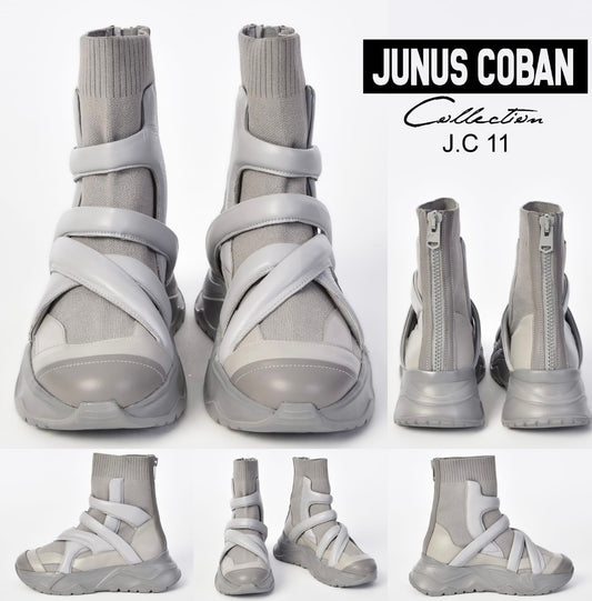 Junus Coban Boots unisex Grey