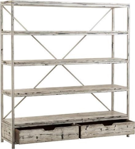 J-line Vitrine 2 laden Ibiza white wash