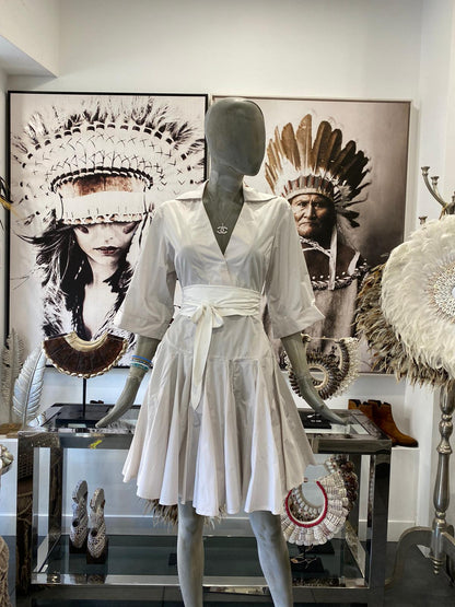 Babylon Dress Light Grey