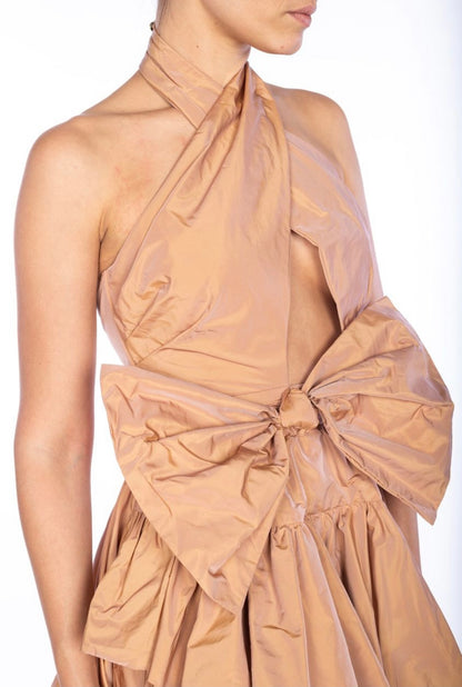 Babylon Dress lungo Champagne