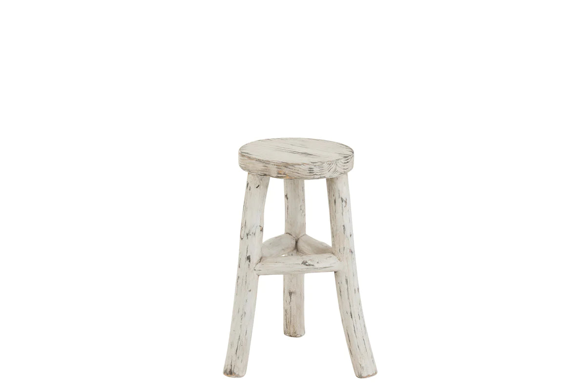 J-line ibiza white wash stoel