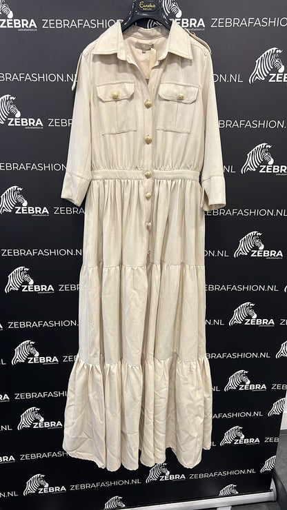 Babylon dress Lungo beige
